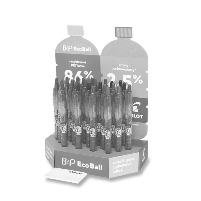 Główne zdjęcie produktu Kuličkové pero Pilot B2P Ecoball stojánek, 24 ks
