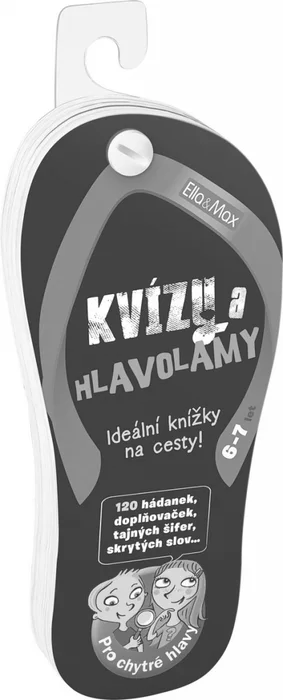 Główne zdjęcie produktu KVÍZY A HLAVOLAMY, 6-7 let – Zábava na cesty