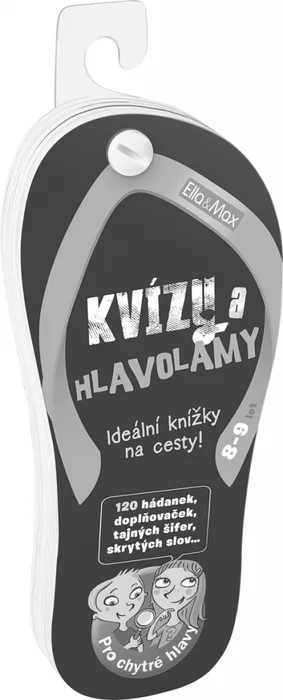 Główne zdjęcie produktu KVÍZY A HLAVOLAMY, 8-9 let – Zábava na cesty