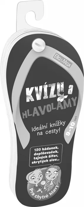 Główne zdjęcie produktu KVÍZY A HLAVOLAMY, 9-10 let – Zábava na cesty