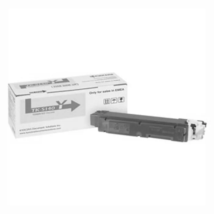 Główne zdjęcie produktu Kyocera originální toner TK-5140Y, yellow, 5000str., 1T02NRANL0, Kyocera ECOSYS M6030cdn,