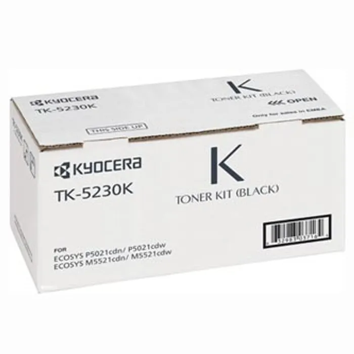 Główne zdjęcie produktu Kyocera originální toner TK-5230K, black, 2600str., 1T02R90NL0, Kyocera M5521cdn,M5521cdw