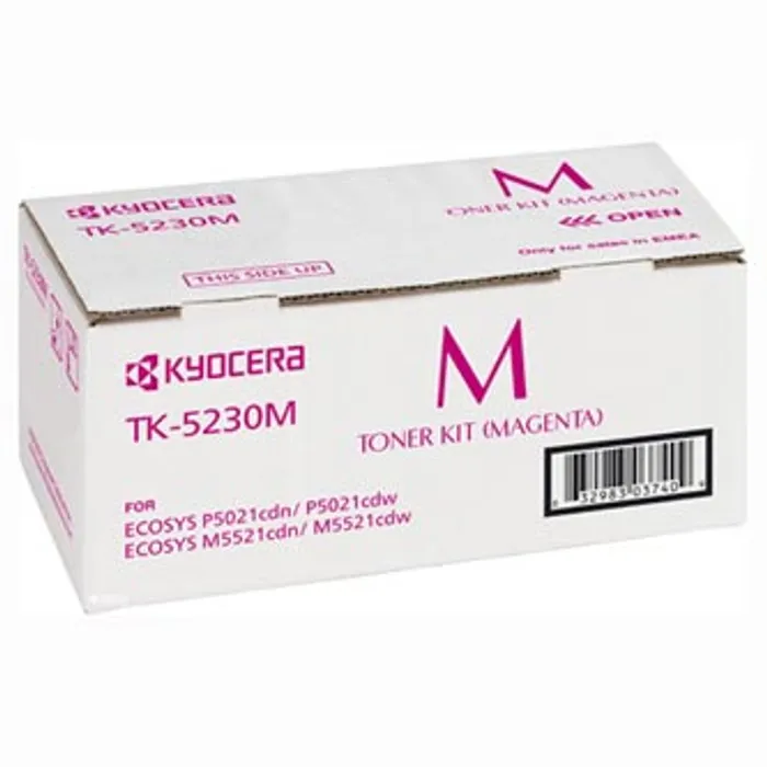 Główne zdjęcie produktu Kyocera originální toner TK-5230M, magenta, 2200str., 1T02R9BNL0, Kyocera M5521cdn,M5521c
