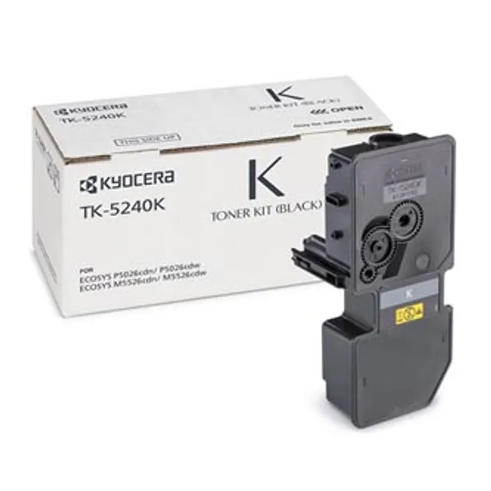 Główne zdjęcie produktu Kyocera originální toner TK-5240K, black, 4000str., 1T02R70NL0, Kyocera M5526cdn, M5526cd
