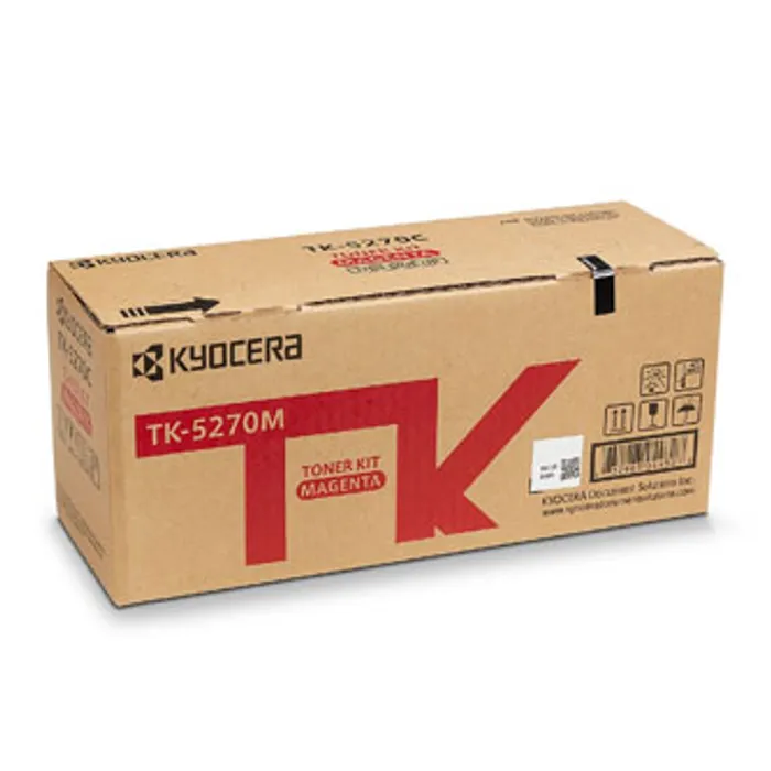 Główne zdjęcie produktu Kyocera originální toner TK-5270M, magenta, 6000str., 1T02TVBNL0, Kyocera ECOSYS M6230cid