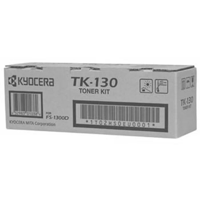 Główne zdjęcie produktu Kyocera originální toner TK130, black, 7200str., 1T02HS0EU0, 1T02HS0EUC, Kyocera FS-1300D