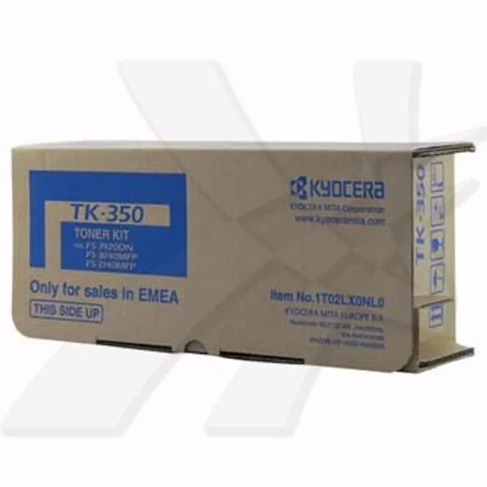 Główne zdjęcie produktu Kyocera originální toner TK350, black, 15000str., 1T02LX0NL0, 1T02LX0NLC, obsahuje odpadn