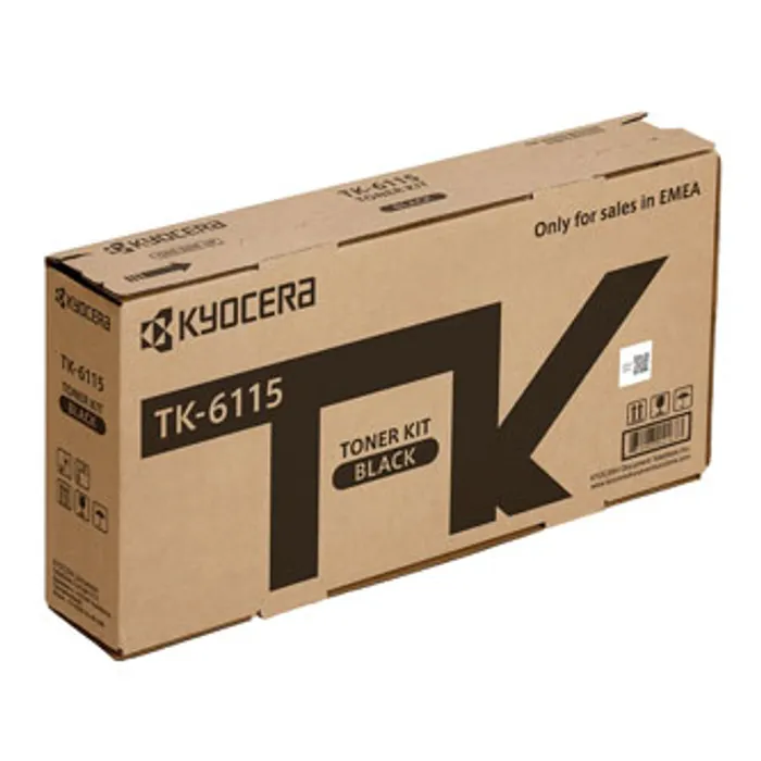 Główne zdjęcie produktu Kyocera originální toner TK6115, black, 15000str., 1T02P10NL0, Kyocera ECOSYS M4125idn, E
