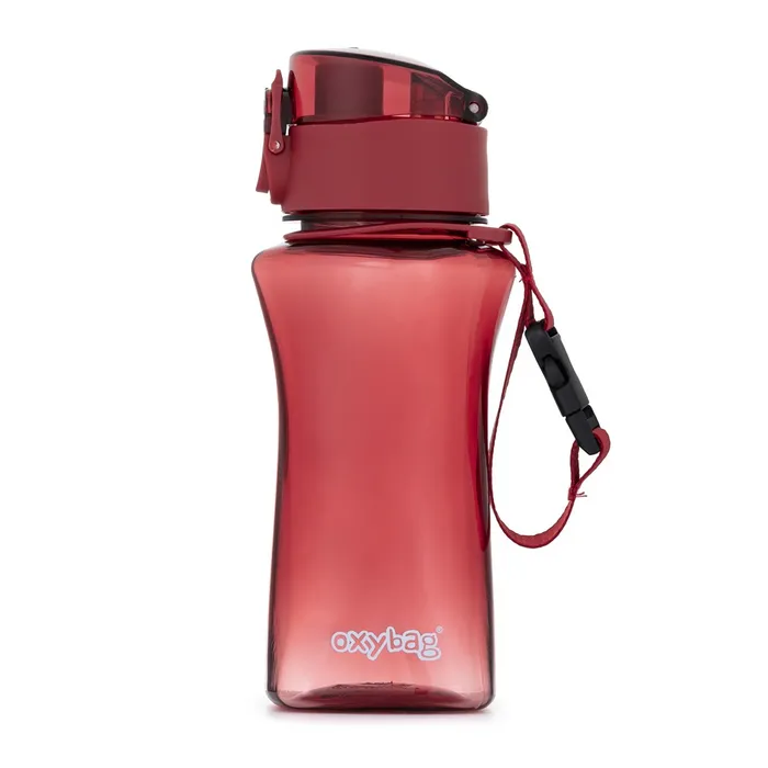 Główne zdjęcie produktu Láhev OXY TWiST 400 ml pastel red