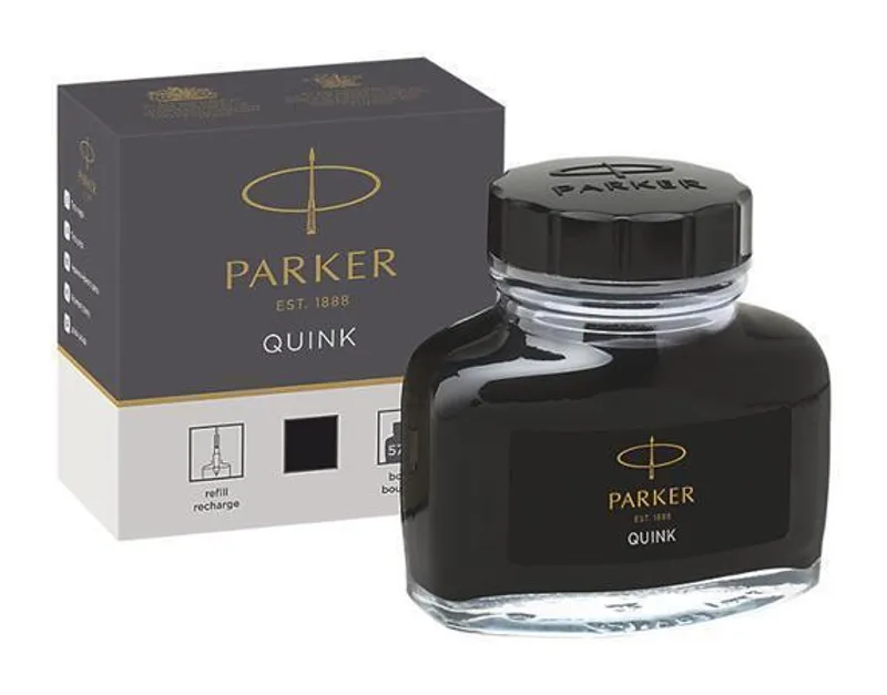 Główne zdjęcie produktu Lahvičkový inkoust černý PARKER