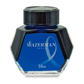Atrament do butelek Waterman ciemnoniebieski