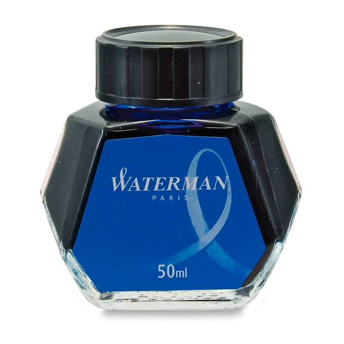 Główne zdjęcie produktu Lahvičkový inkoust Waterman tmavě modrý