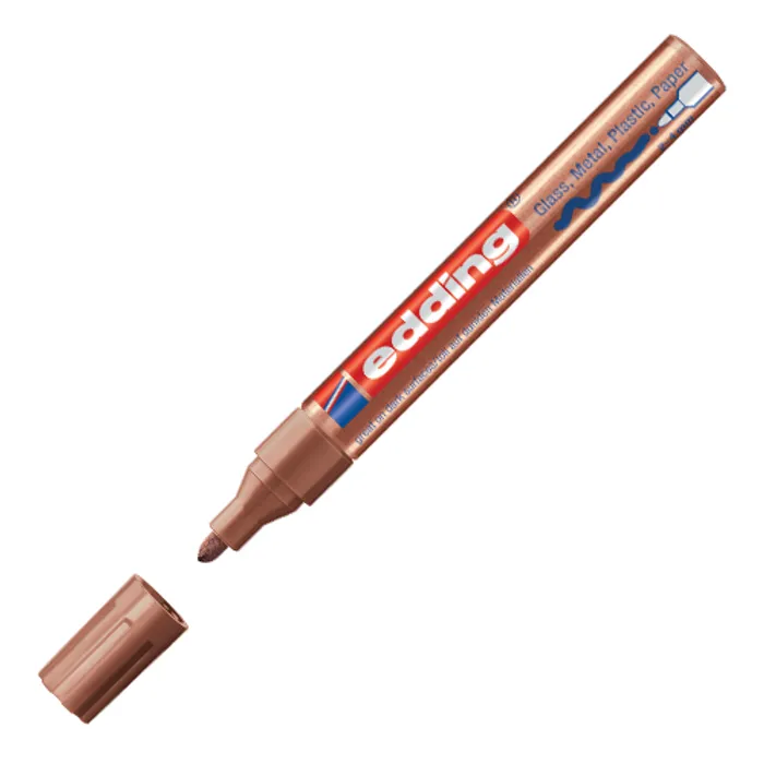 Główne zdjęcie produktu Lakový popisovač "750", měděná, 2-4mm, EDDING