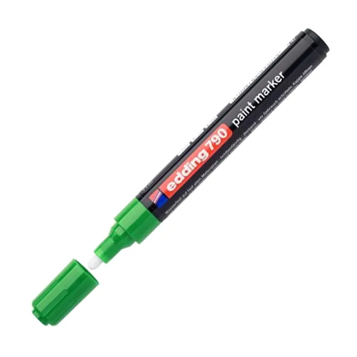 Główne zdjęcie produktu Lakový popisovač "790", zelená, 2-3mm, EDDING