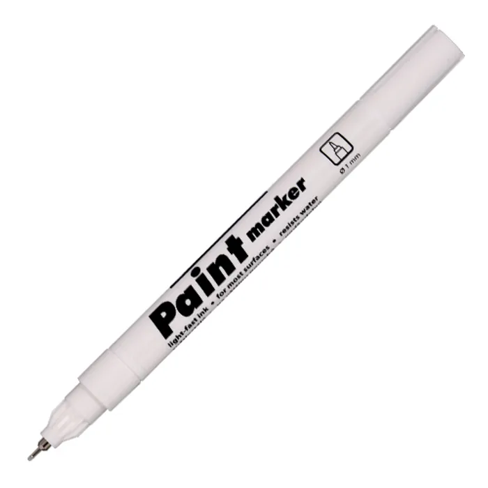 Główne zdjęcie produktu Lakový popisovač 9211 - 7 mm bílý