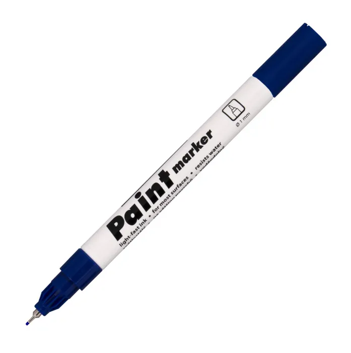 Główne zdjęcie produktu Lakový popisovač 9211 - 7 mm modrý