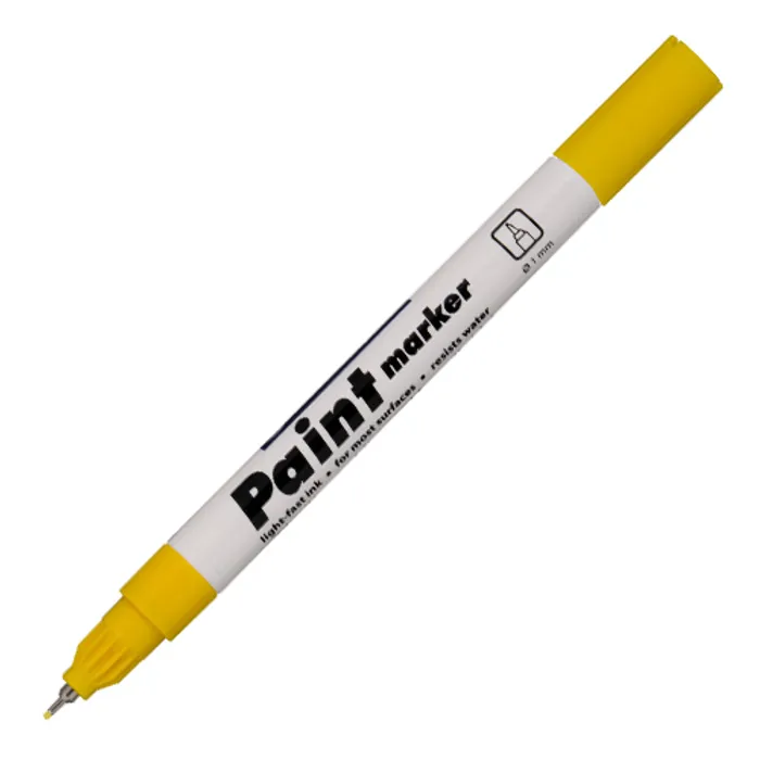 Główne zdjęcie produktu Lakový popisovač 9211 - 7 mm žlutý