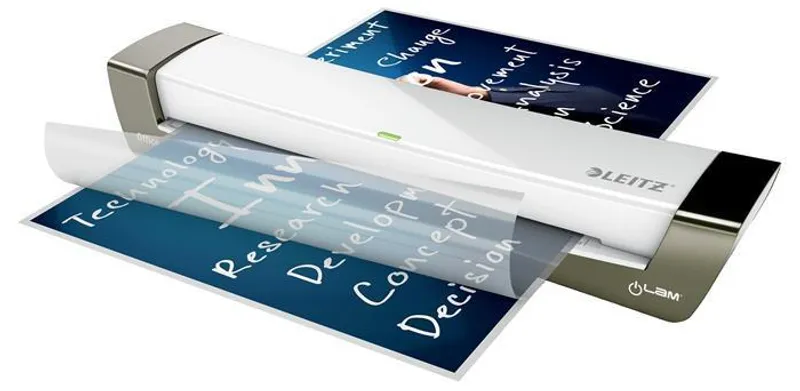 Główne zdjęcie produktu Laminovací stroj "iLam Office", stříbrná, A3, 80-125 mikronů, LEITZ