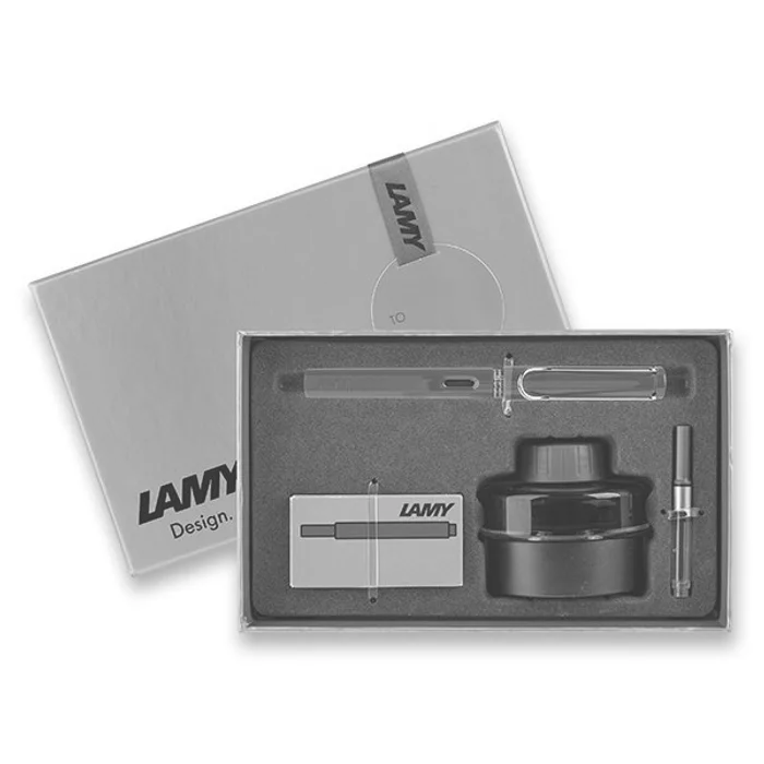 Główne zdjęcie produktu Lamy Safari Shiny Red plnicí pero, dárková sada s konvertorem a inkoustem