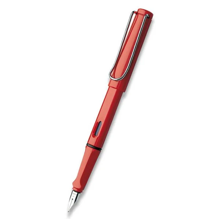 Główne zdjęcie produktu Lamy Safari Shiny Red plnicí pero hrot LH
