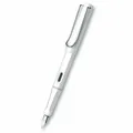 Lamy Safari Shiny White pióro wieczne stalówka B