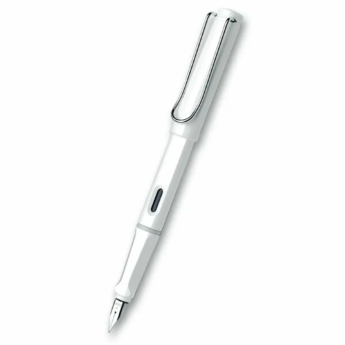 Główne zdjęcie produktu Lamy Safari Shiny White plnicí pero hrot B