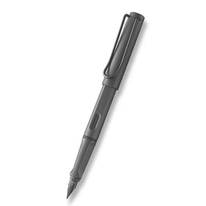 Główne zdjęcie produktu Lamy Safari Steel Black plnicí pero hrot EF