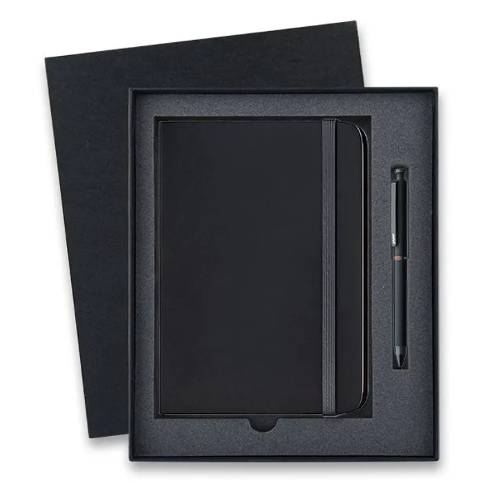Główne zdjęcie produktu Lamy Tri Pen ST Matt Black multifunkční tužka, dárková sada se zápisníkem