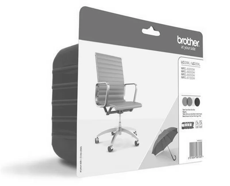 Główne zdjęcie produktu LC229XLB+LC225XLCMY Inkjet cart. pro multipack MFC-J4420DW, BROTHER b+c+m+y, 1*2400 str.,3