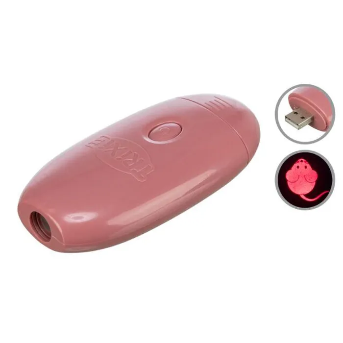 Główne zdjęcie produktu Led světelný ukazatel na povzbuzení instinktu, motiv myš, USB nabíjení, 8,5 cm