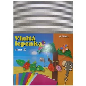 Karton E-Welle 260g 34,5 x 24,5cm prosty-srebrny 10 ark.