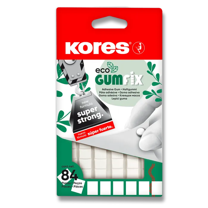 Główne zdjęcie produktu Lepicí guma Kores ECO Gumfix [84 ks]