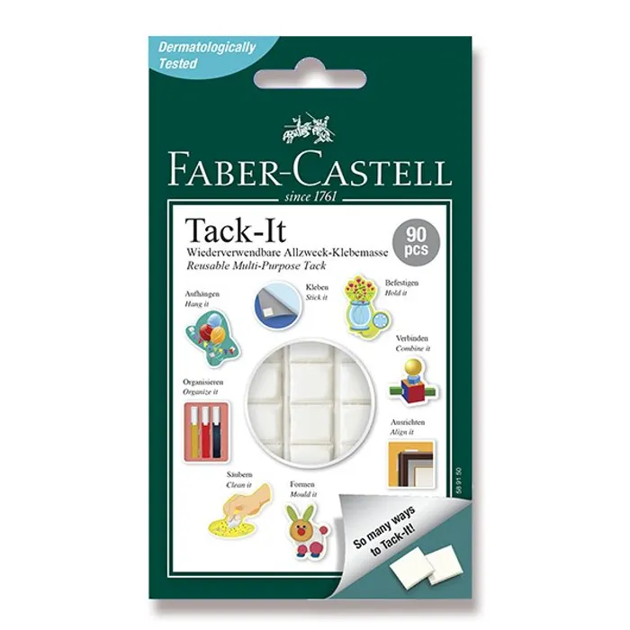 Główne zdjęcie produktu Lepicí hmota Faber-Castell 589150 Tack-it 50 g