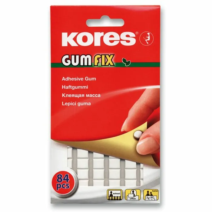 Główne zdjęcie produktu Lepicí guma Kores Gumfix 50 g (84 ks)