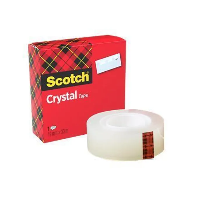 Główne zdjęcie produktu Lepicí páska, 19mm x 33m, 3M/SCOTCH "Crystal"