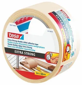 Taśma klejąca „Extra Strong 5671”, dwustronna, bardzo mocna, 50 mm x 10 m, TESA