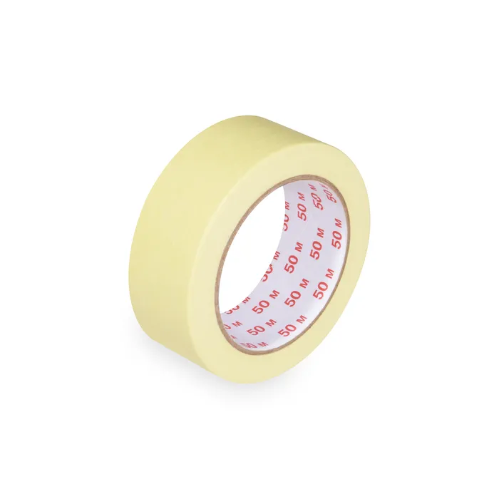 Główne zdjęcie produktu Lepící páska krepová, žlutá 50 m x 38 mm [1 ks]