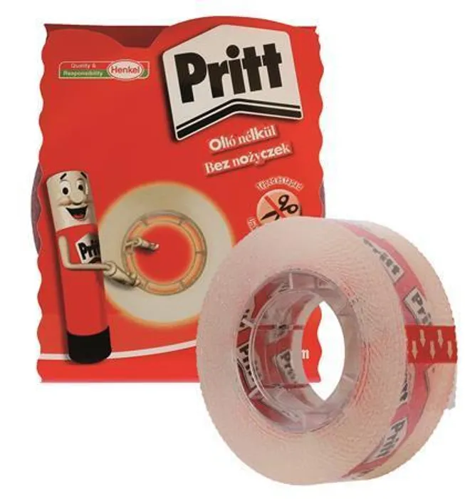 Główne zdjęcie produktu Lepicí páska Pritt "Už nikdy nůžky", 19mm x 25m, HENKEL
