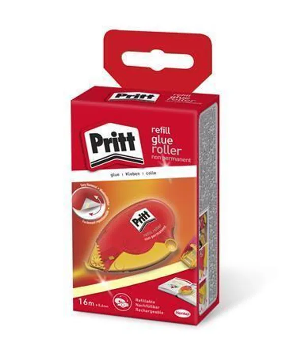 Główne zdjęcie produktu Lepicí roller, nepermanentní, 8,4 mm x 16 m, HENKEL