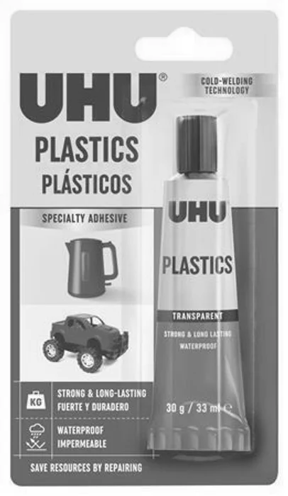 Główne zdjęcie produktu Lepidlo Uhu All Plastics 30 g