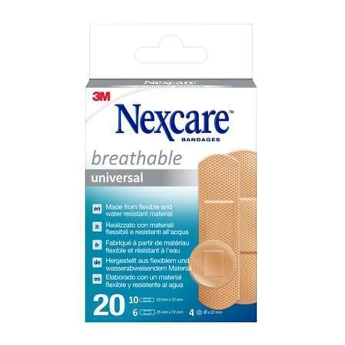 Główne zdjęcie produktu Leukoplast "Nexcare Universal", voděodolná, 20ks, 3M