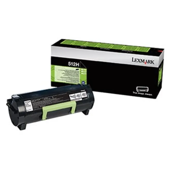 Główne zdjęcie produktu Lexmark originální toner 51F2H0E, black, 5000str., high capacity, return, Lexmark MS-Seri
