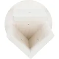 Element wspinaczkowy 2 - 3 słupki, ok. 19×16 cm, kolor biały