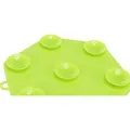Lick'n'Snack HEXAGON z przyssawkami - mata do powolnego karmienia, 17 cm, TPR/tworzywo, zielona