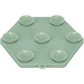 Lick'n'Snack HEXAGON z przyssawkami - mata do powolnego karmienia, 17 cm, TPR/tworzywo, zielona
