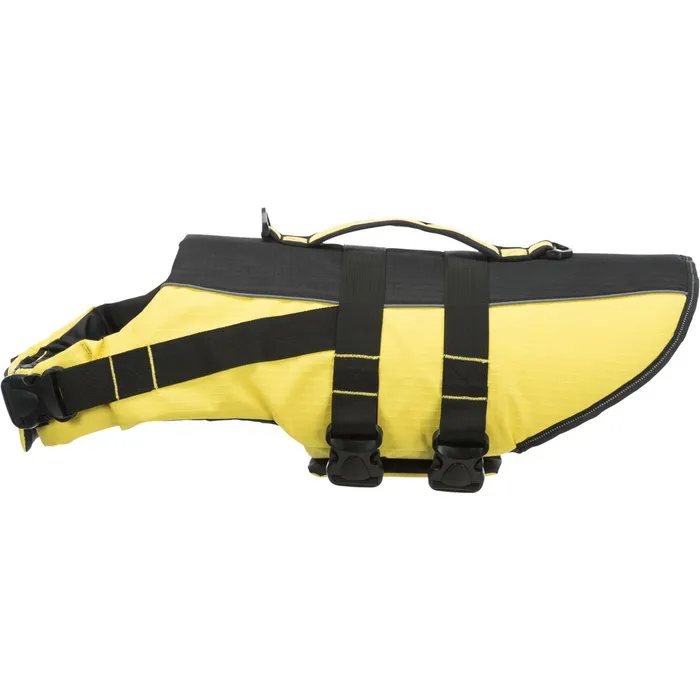 Główne zdjęcie produktu Life Vest plavací vesta pro psa XL 65 cm: 60-96 cm, do 45kg žluto/černá