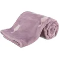 Następne zdjęcie produktu Pluszowy kocyk LILLY 70x50 cm w kolorze starego różu