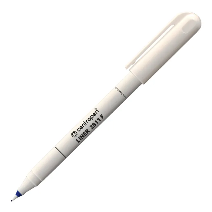 Główne zdjęcie produktu Liner 0,3 mm Centropen 2811 modrý