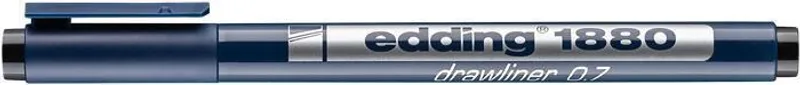 Główne zdjęcie produktu Liner "1880", černá, 0,7mm, EDDING