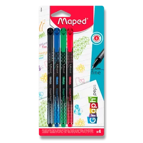 Liner Maped Graph´Peps Deco 4 szt., podstawowe kolory